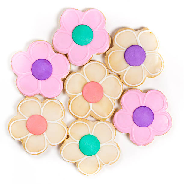 istock Homemade sugar cookies shaped like flowers 524072999