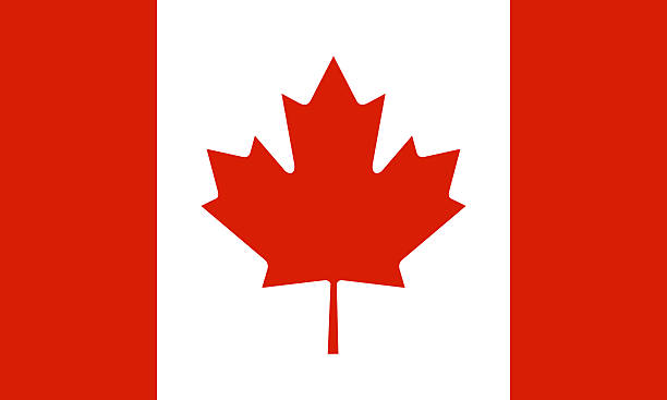 bandiera del canada - canadian flag immagine foto e immagini stock