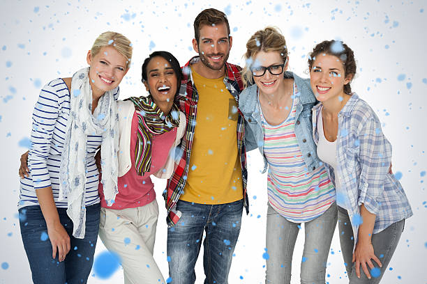 istock Portrait of casually dressed young people 524088515