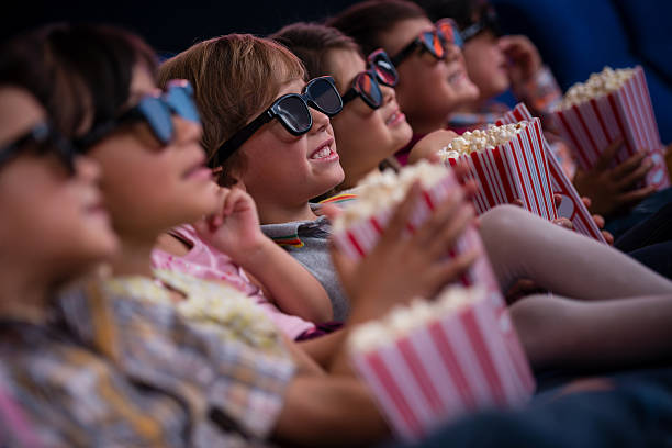 istock Kids watching a movie 524090701
