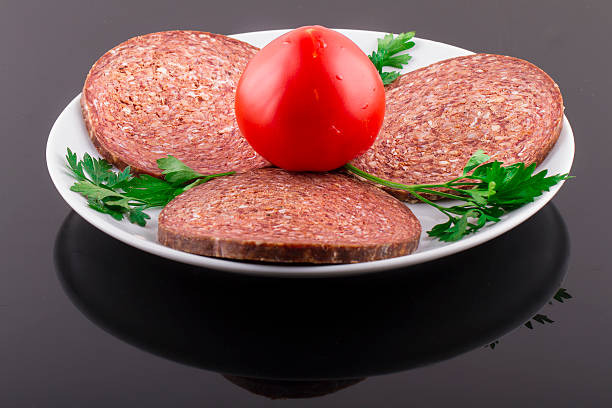 Raw Turkish Ottoman Sausage on Plate