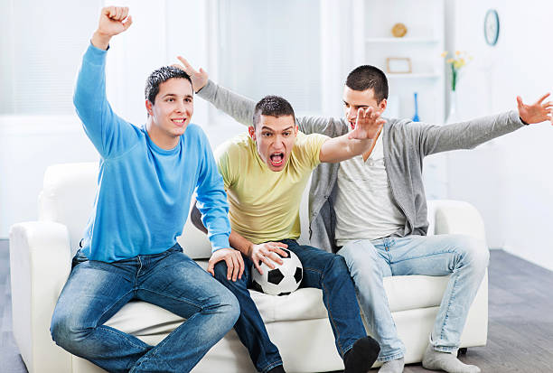 istock Football fans watching a game. 524130737