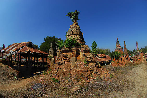 istock Ancient pagodas at Shwe Inn Teing Paya ,Myanmar. 524130849