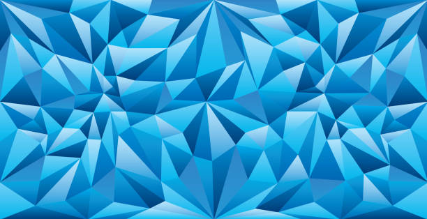 Geometry background Gradient and transparent effect used. ice patterns stock illustrations