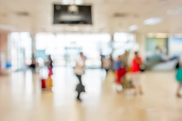 istock Blurred waiting  zone in airport,use as background 524132231