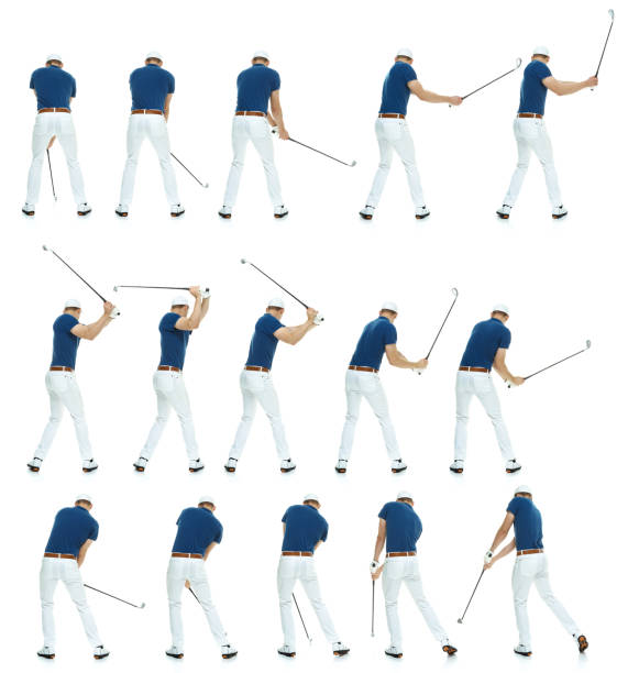 istock Multiple shots of a golfer's swing 524132853