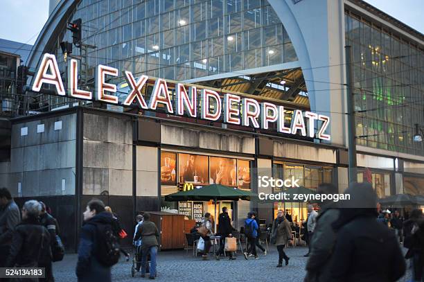 People Walking In Front Of Alexanderplatz Station Stock Photo - Download Image Now - Alexanderplatz, Berlin, Berlin Town Hall