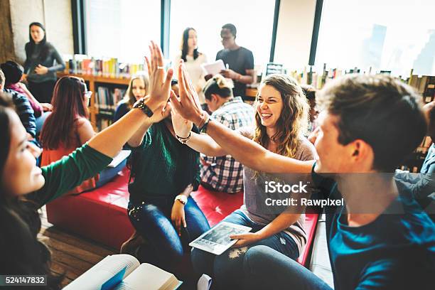 Classmate Classroom Sharing International Friend Concept Stock Photo - Download Image Now