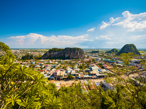 View of the city of Danang in Vietnam