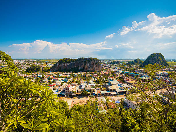 cidade de danang no vietname - marble imagens e fotografias de stock