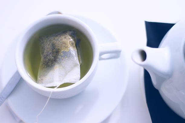 istock Afternoon Tea: Teapot, Teabag, Cup, Saucer, White Background 524152616