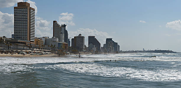 istock Central beach of Tel-Aviv, Israel 524154217