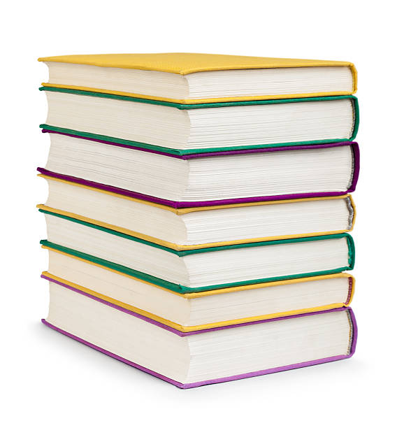 istock stack of colorful books in the textile cover 524155091
