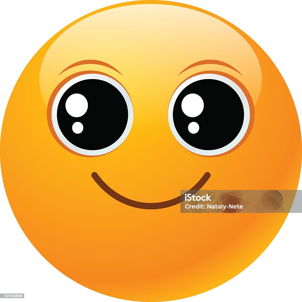 Yellow Round Emoticon Stock Illustration - Download Image Now - Cartoon,  Characters, Circle - iStock
