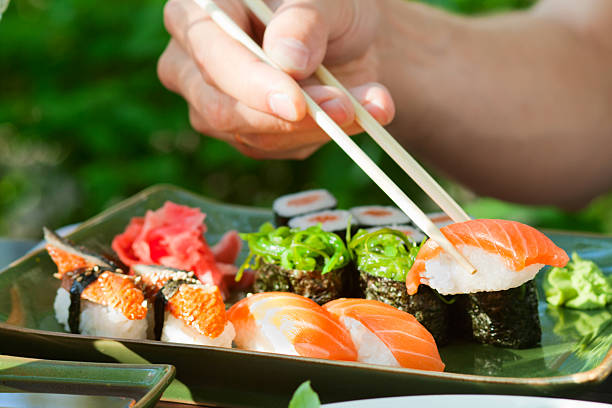 istock Sushi Japanese seafood 524156534