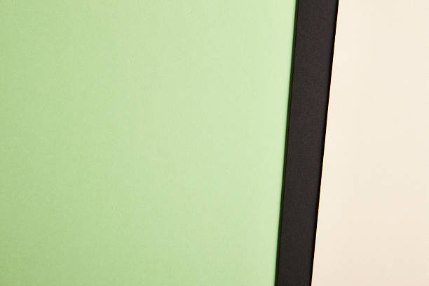 istock Colored cardboards background in green black beige tone. Copy sp 524160650