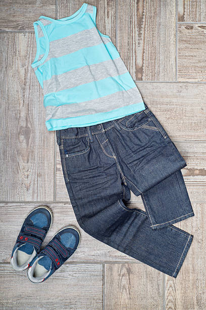 istock Boy's clothing on the floor 524161414