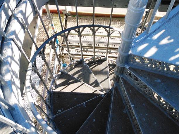 istock Stainless steel stairs 524161974