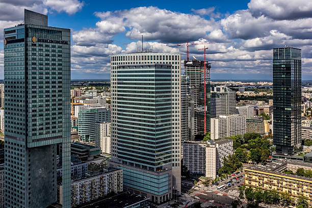 istock Warsaw Aerial View, Poland 524165690