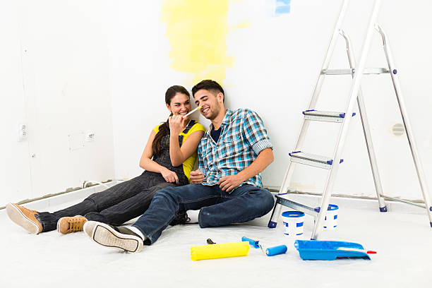 istock Young couple redecorating their new home 524169751