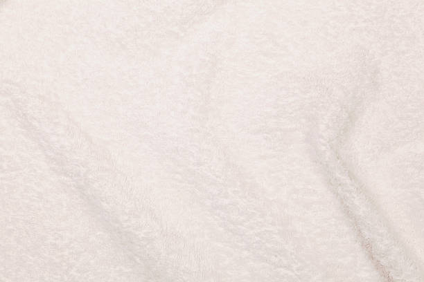 istock White towel cloth fragment as a texture 524170443