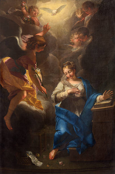 istock Padua - The paint of Annunciation in Dom 524170643