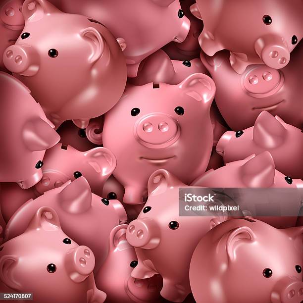 Savings Choice Stock Photo - Download Image Now - Piggy Bank, Bank Account, Banking