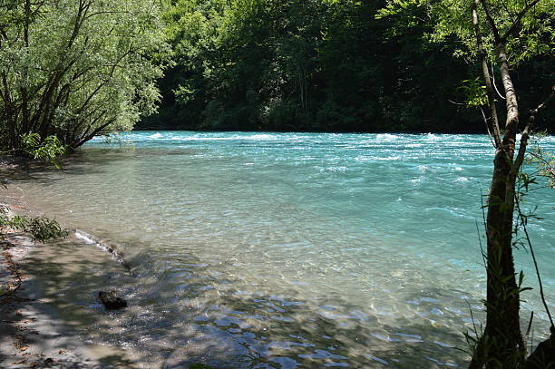 istock Pure clean Drina river in Bosnia 524171182
