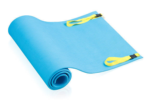 istock Yoga mat isolated on white 524173265