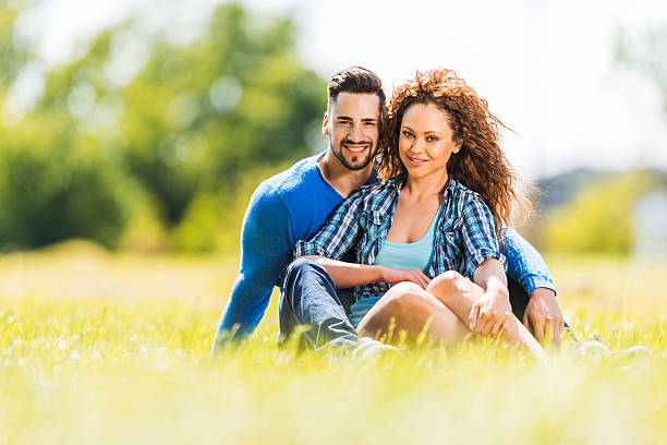 istock Happy couple in the park. 524176081