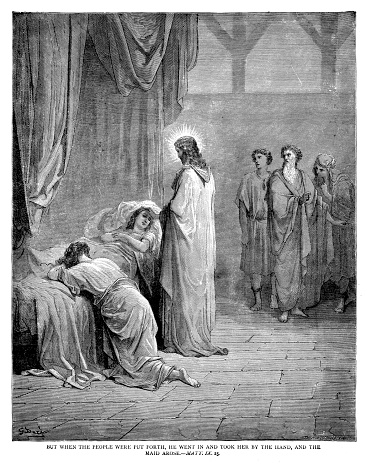Jesus Healing The Maid