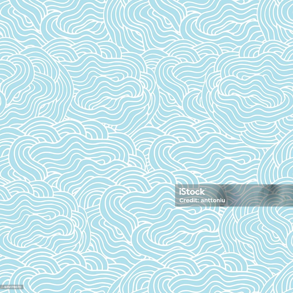 Abstract seamless background pattern made of hand drawn elements - 免版稅式樣圖庫向量圖形