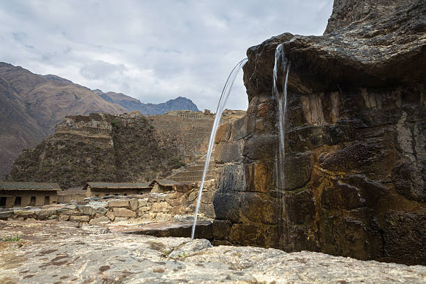 Ollantaytambo, old Inca fortress in the Sacred Valley in the Andes, Cusco, Peru