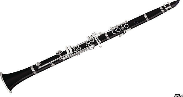 Clarinet clarinet in vector image. clarinet stock illustrations