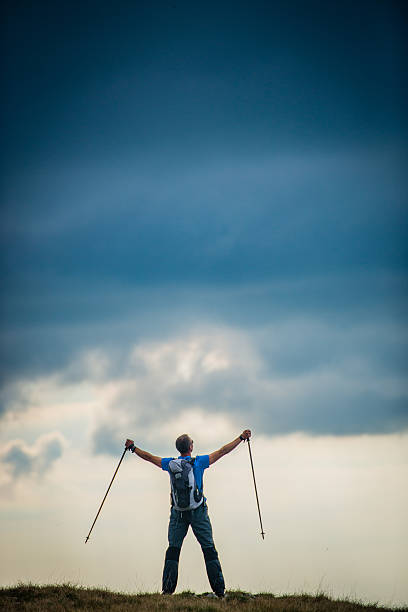 istock Rejoicing On Top Of The Mountain 524198957