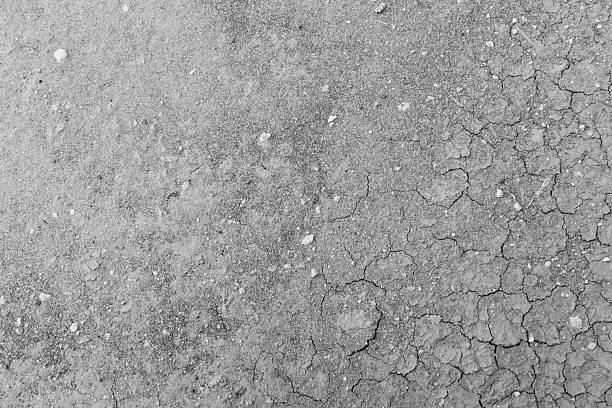 istock Close up of Dirty Cracked clay ground 524200209