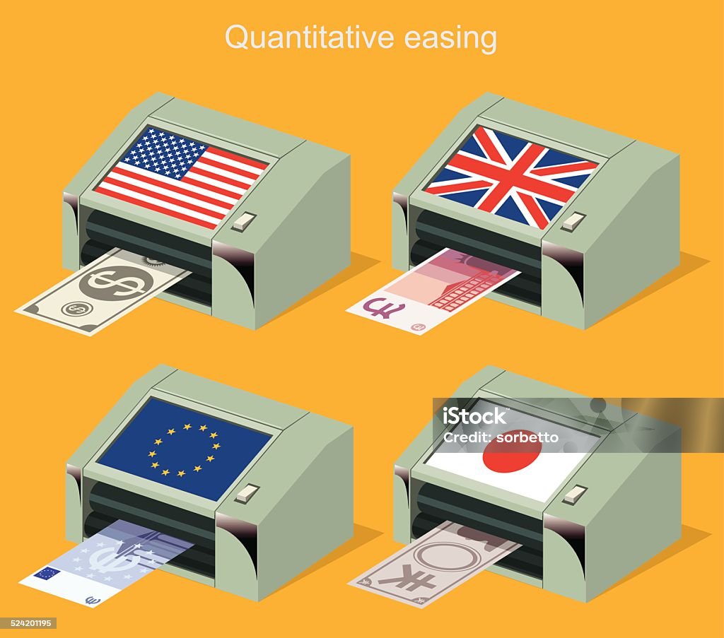 Dinero de la máquina - arte vectorial de Divisa británica - Moneda europea libre de derechos