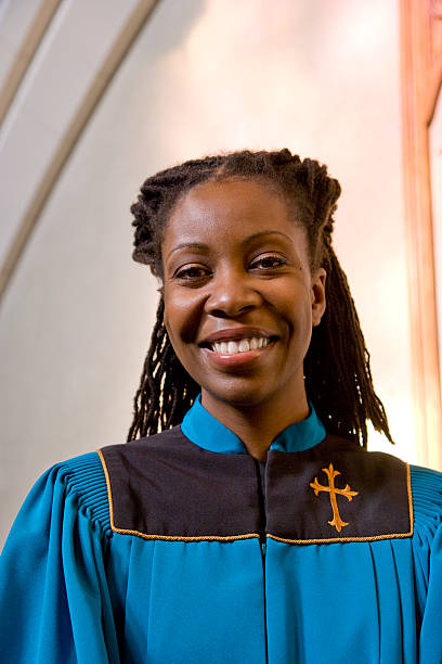 istock Woman Church Member Smiling 524203269