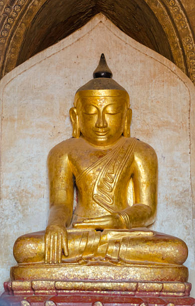 istock Golden Buddha statue in That Byin Nyu temple , Bagan , Myanmar 524226749