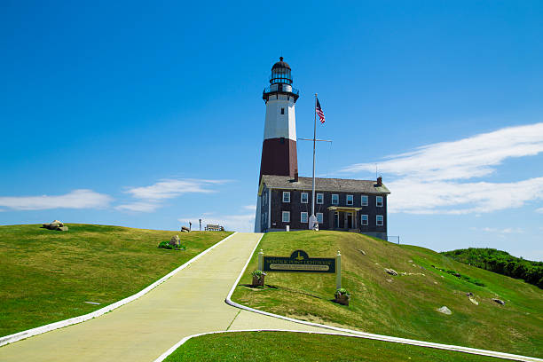 montauk farol - montauk lighthouse - fotografias e filmes do acervo