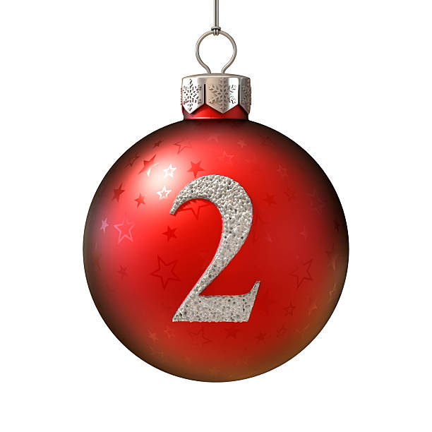 istock Christmas ball font number 2 524227139