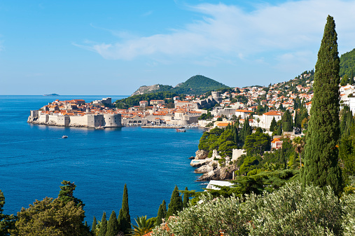 A view of the Old Town of Dubrovnik, Croatia