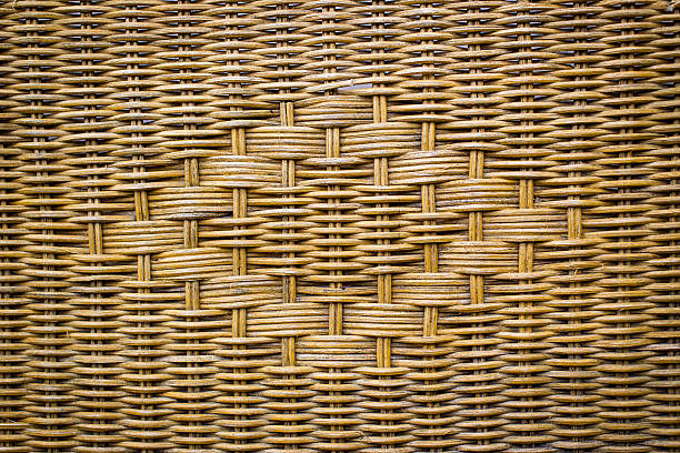 istock Native rattan handcraft pattern of Thailand. 524232435