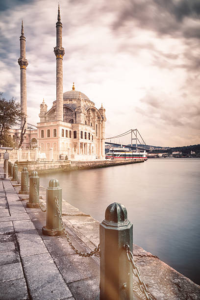 istock Istanbul - Ortakoy Mosque with Bosphorus bridge in background 524233533
