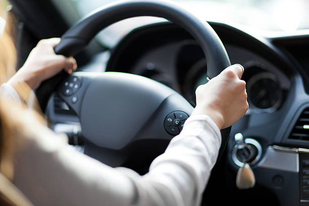 istock Woman driving her car 524233823