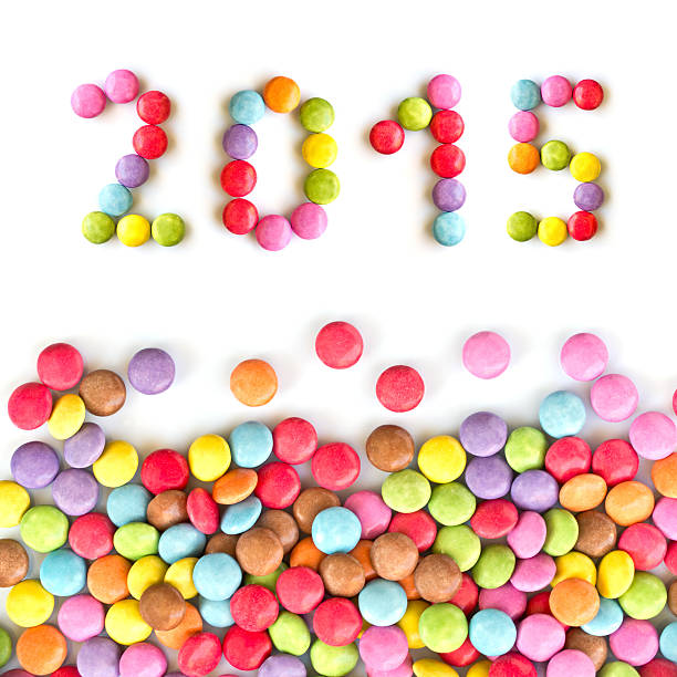 istock Colorful candies  isolated on white background 524234265