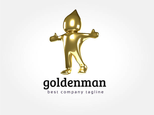 istock Abstract 3d character logo icon concept. Logotype template for branding 524263007