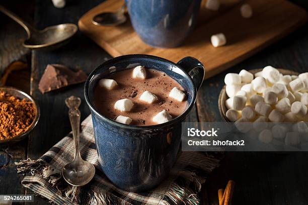 Homemade Dark Hot Chocolate Stock Photo - Download Image Now - Alcohol - Drink, Hot Chocolate, Breakfast