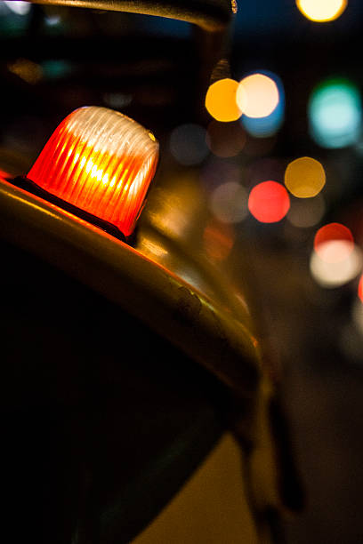 istock Tail light of the public transport 524298093