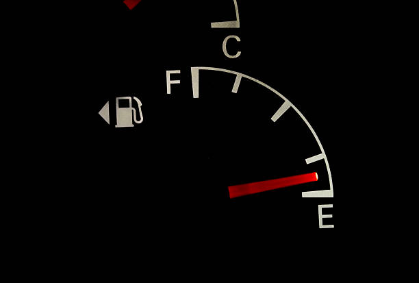 istock Fuel gauge in a car 524298869